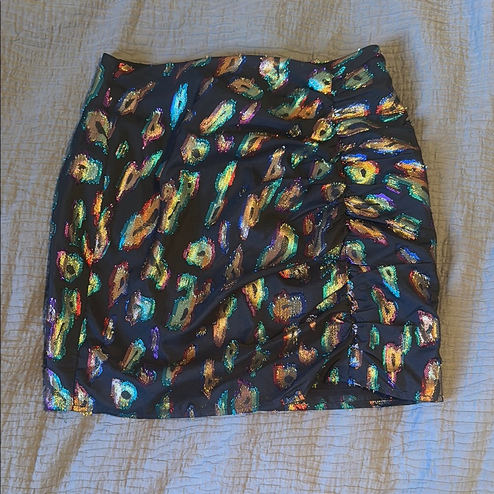 Guess Iridescent Mini Skirt